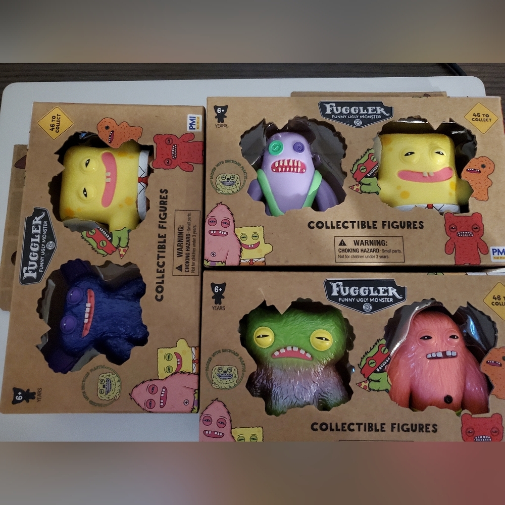 Spongbob Fuggler Set Of 3